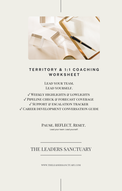 Territory & 1:1 Coaching Worksheet