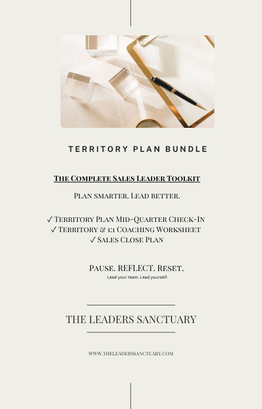 Territory Plan Bundle — The Complete Sales Leader Toolkit